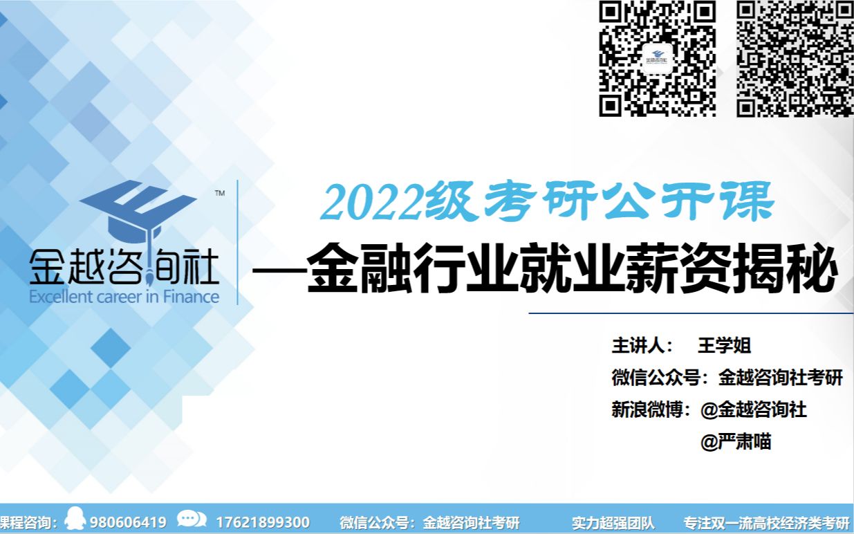 金融专业学生/金融专硕金融行业就业薪资全面大揭秘哔哩哔哩bilibili