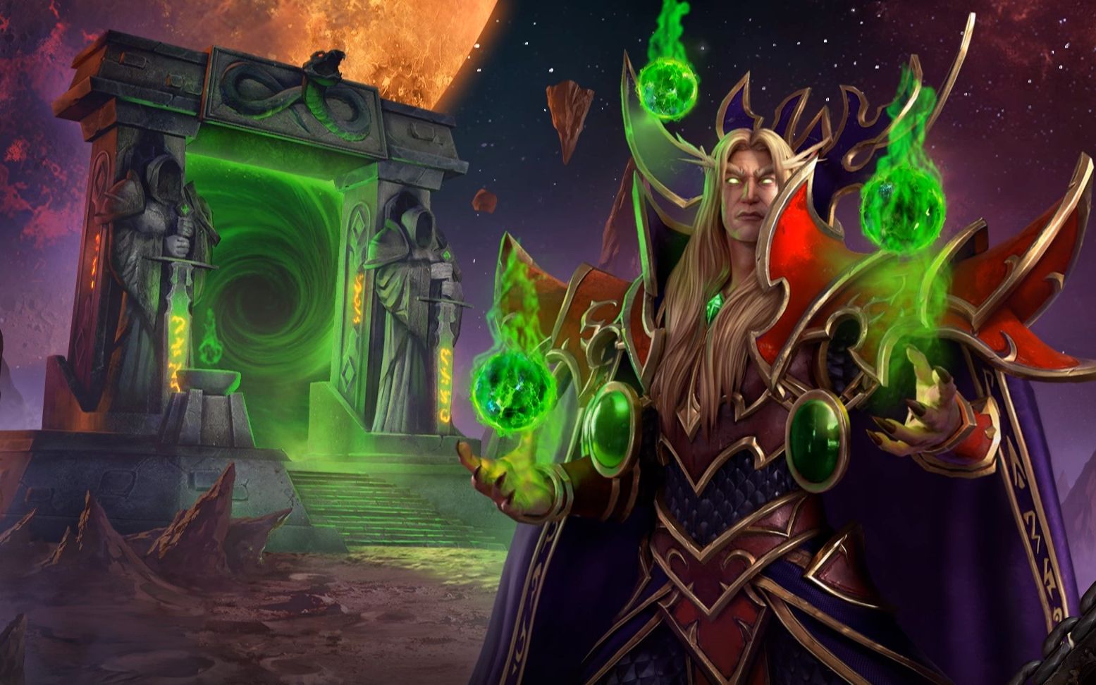 魔兽争霸三重制版冰封王座联盟困难战役:血精灵的诅咒