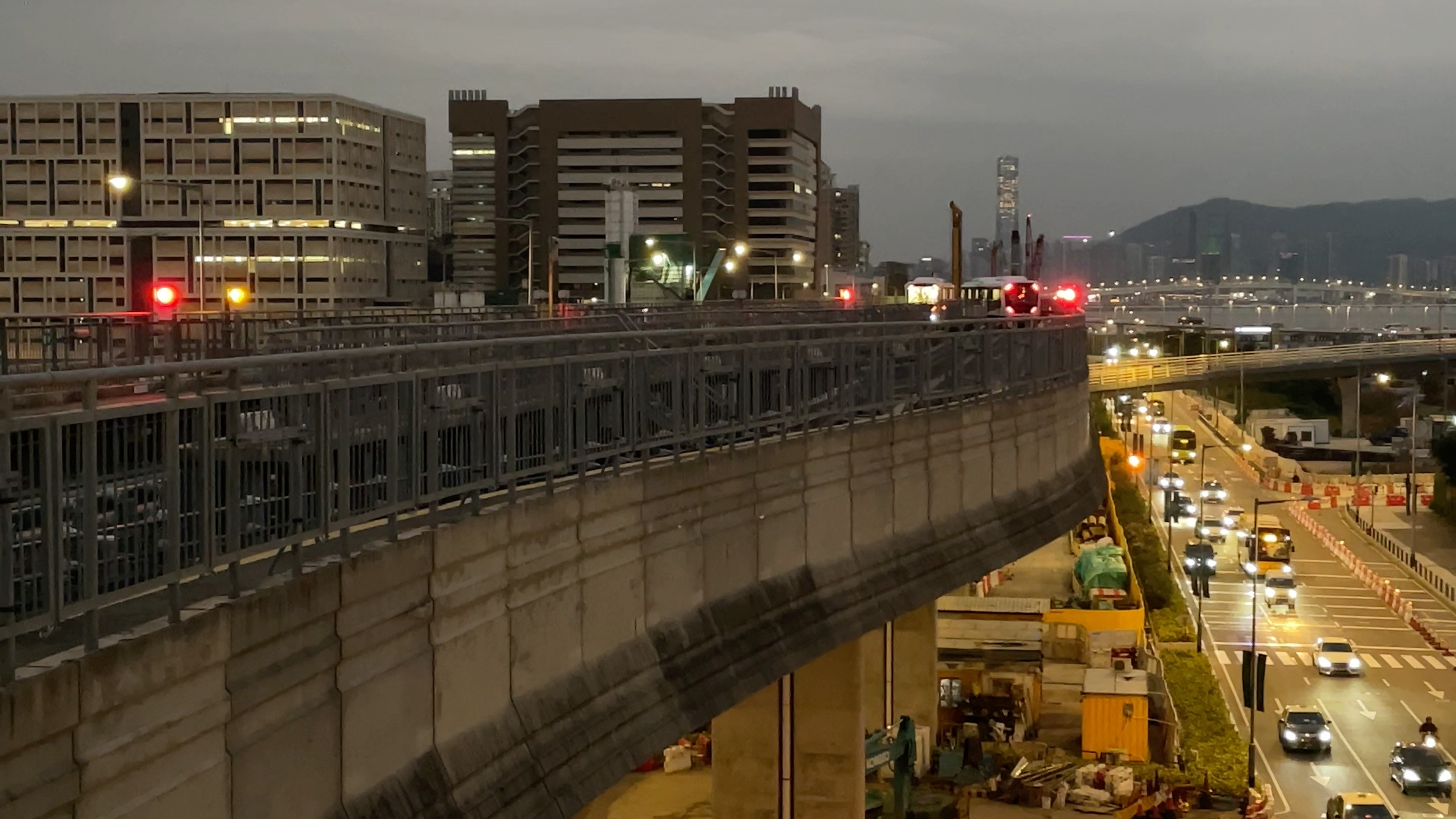澳门lrt氹仔线 | 氹仔码头站后折返