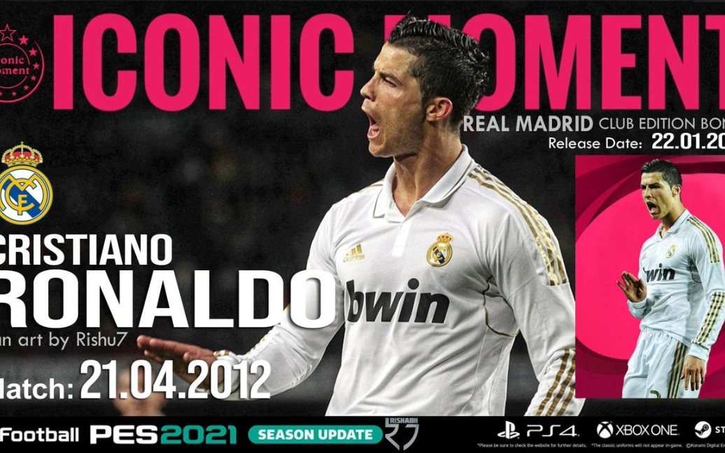 实况足球满分时刻c罗最强皇马套皇马时刻