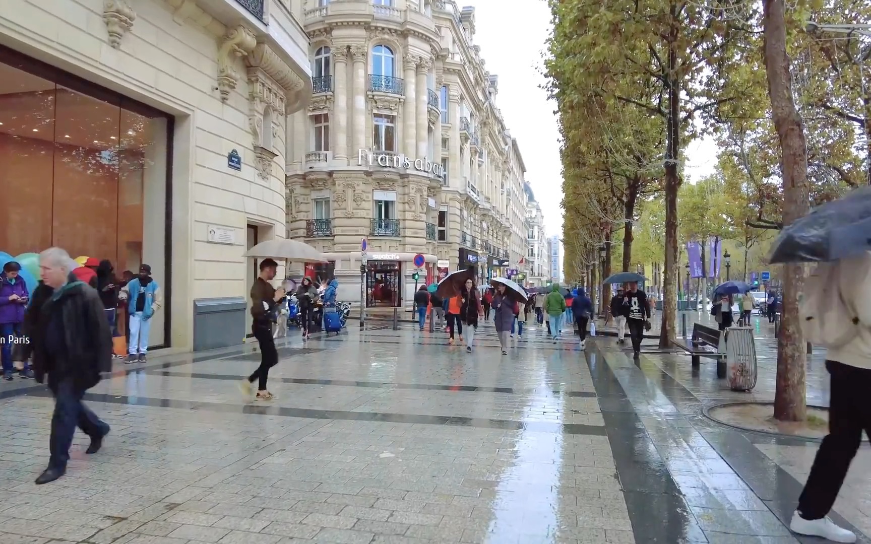 [图]法国巴黎🇫🇷-巴黎 2022 年 10 月-4K HDR 徒步之旅 Rain Walk Paris 4K A Walk In Paris