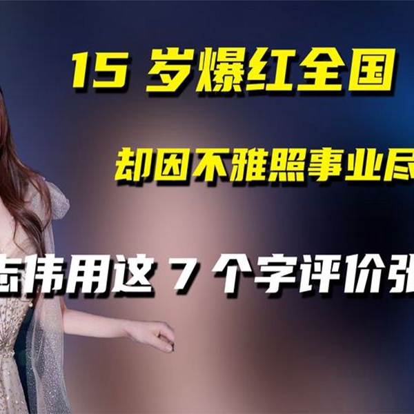 15岁爆红全国，却因不雅照事业尽毁，曾志伟用这7个字评价张含韵_