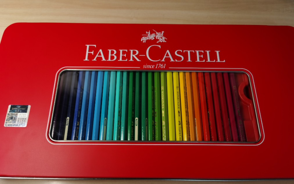 辉柏嘉72色水溶性彩铅开盒,测评.(重操旧业)