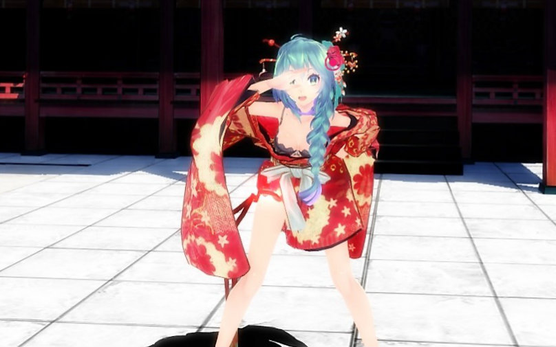 【mmd】【极乐净土】tda式 和服miku 独自一人的极乐净土