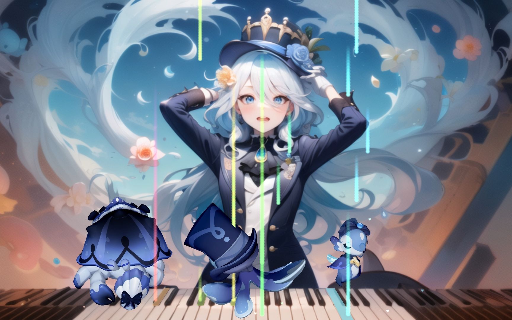 mmd钢琴特效 - clannad - 团子大家族