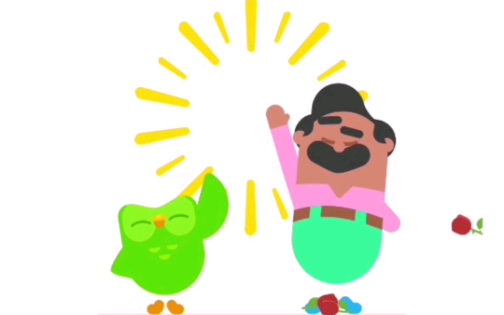 【多邻国】很好奇多邻国到底有多少卡通人物04