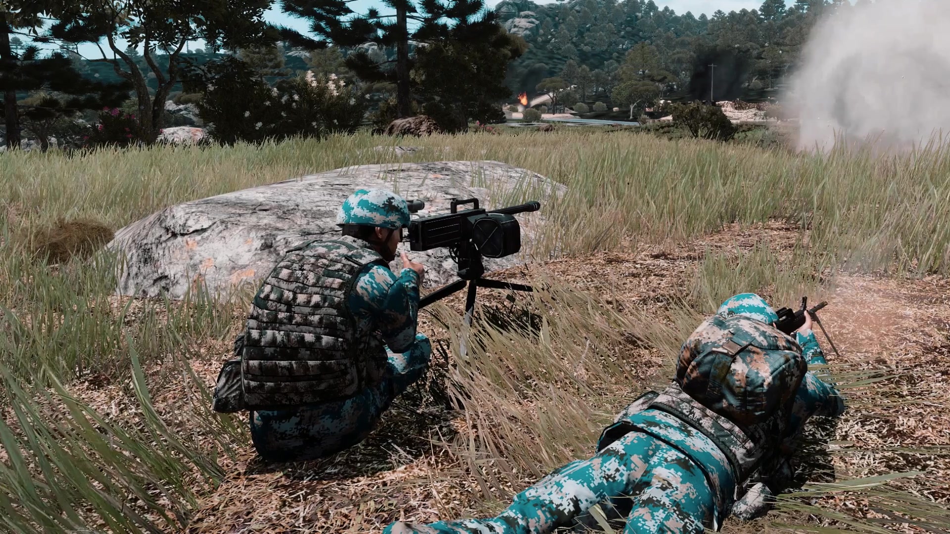 【武装突袭3微电影】三天之内 第二集重制版 抢滩登陆 j-20空中脚踢石