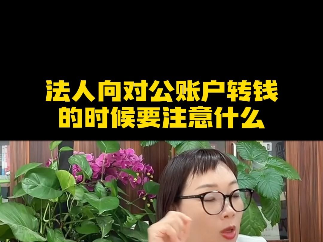 法人向对公账户转钱的时候要注意什么?哔哩哔哩bilibili