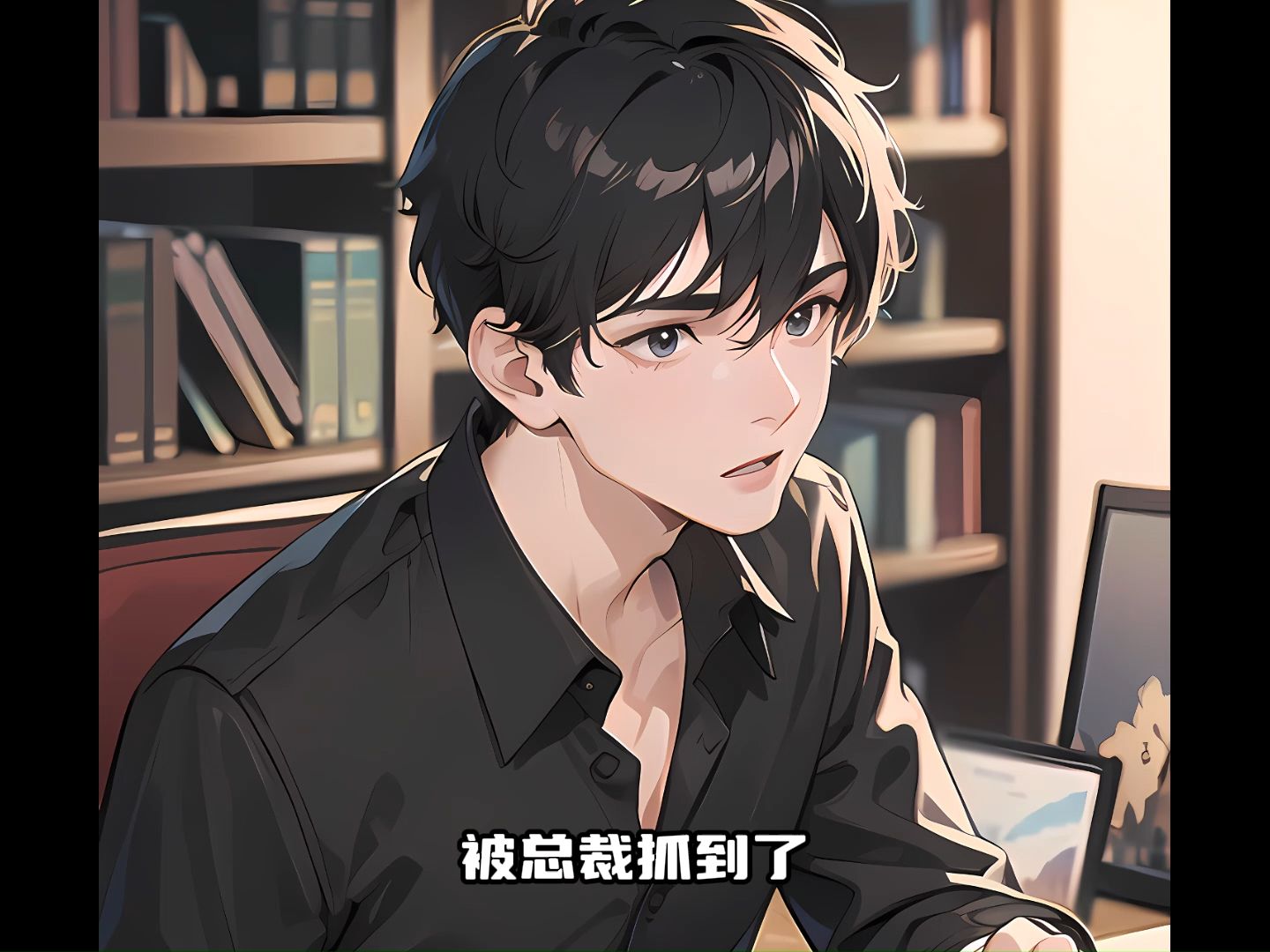 网恋对象竟是高冷女总裁!#漫画解说 #二次元 #一口气看完系列