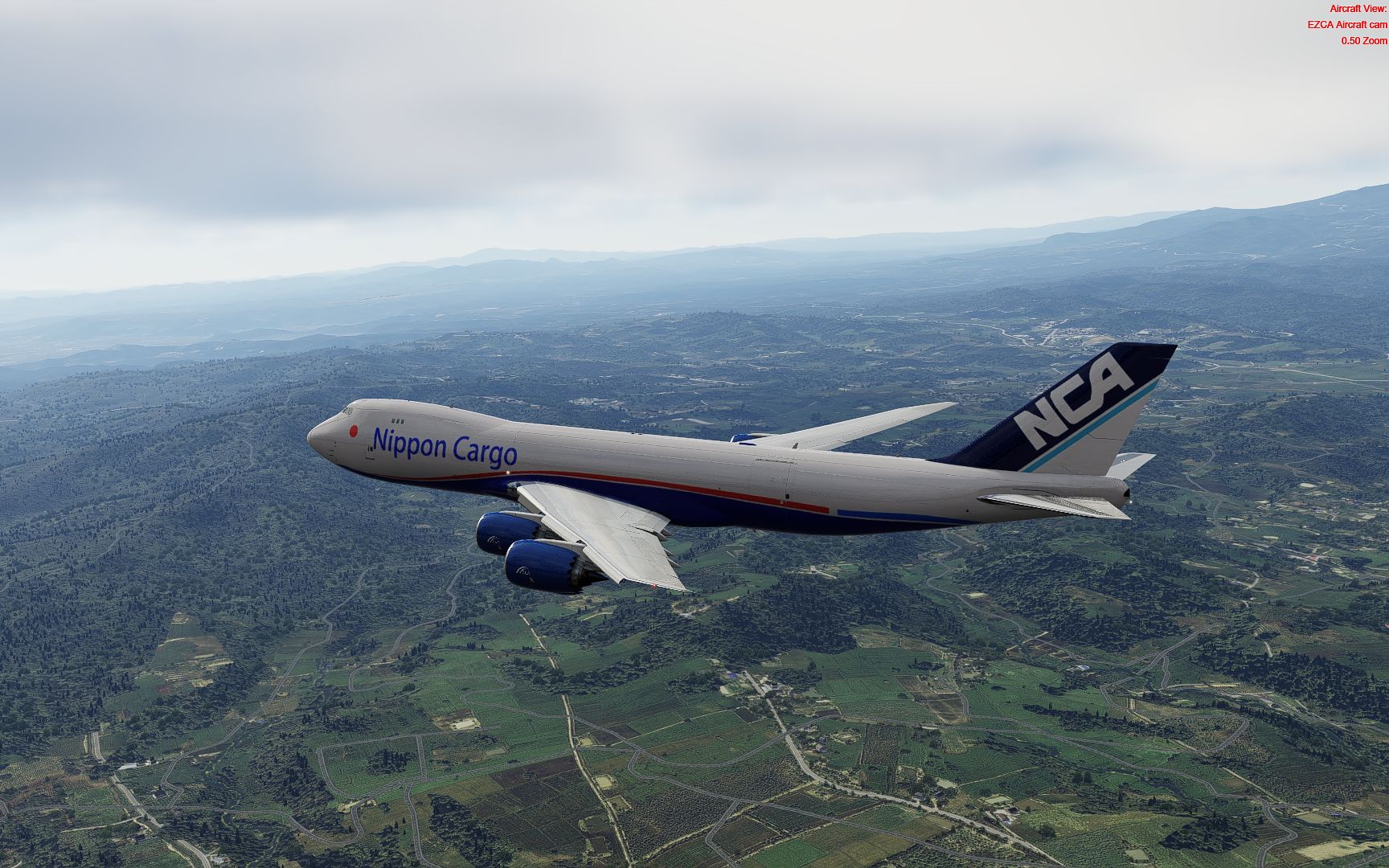 日本货运航空b747-8f落地九州鹿儿岛机场,最后拉平很顺滑_哔哩哔哩