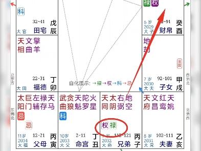 兄弟宫作为经济收入宫有禄又有权这是不错的象,然后把禄又转到财帛宫又逢禄权 财帛宫这么多禄权想穷都难哔哩哔哩bilibili