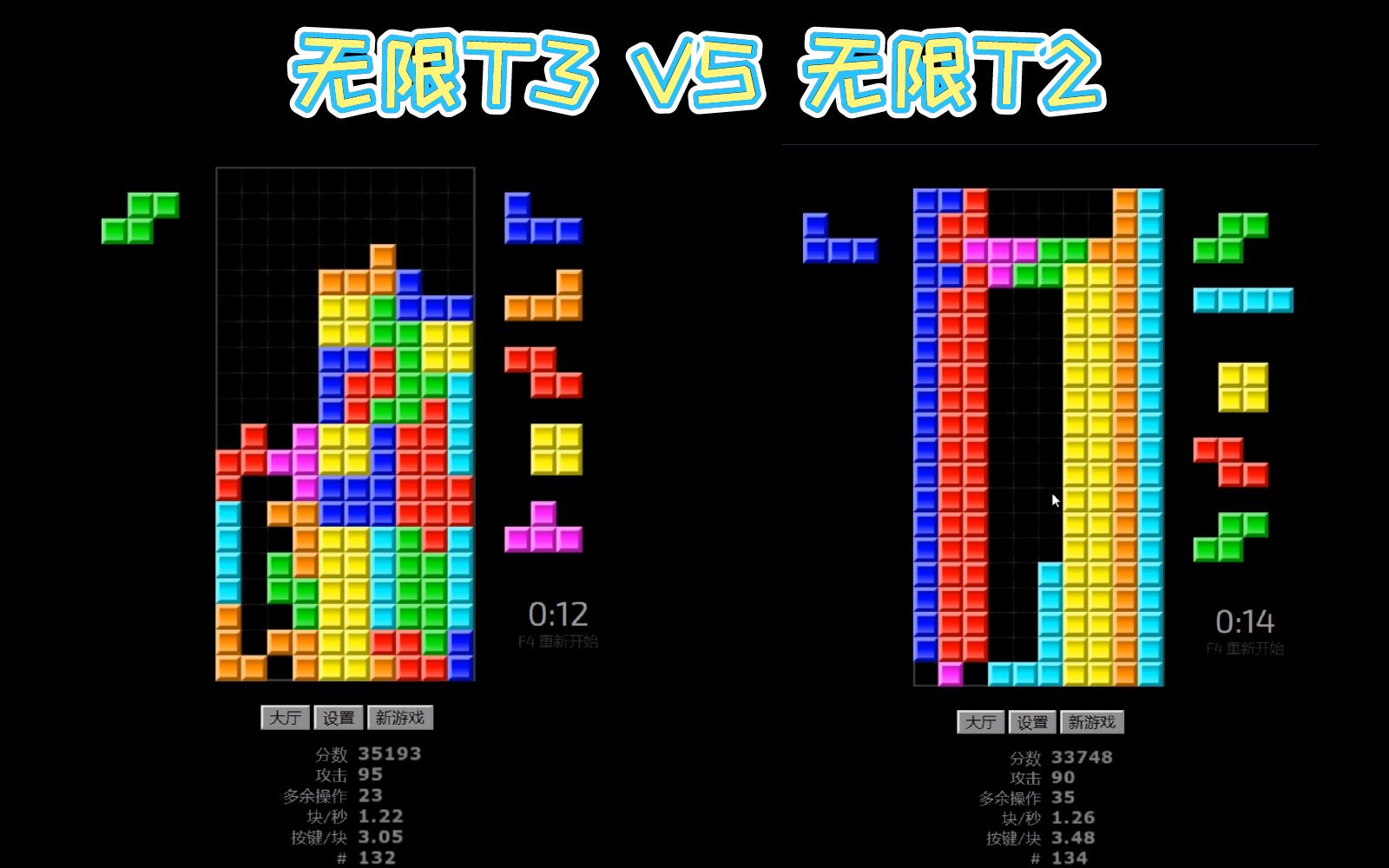 [图]【俄罗斯方块】T3永动机 VS T2永动机