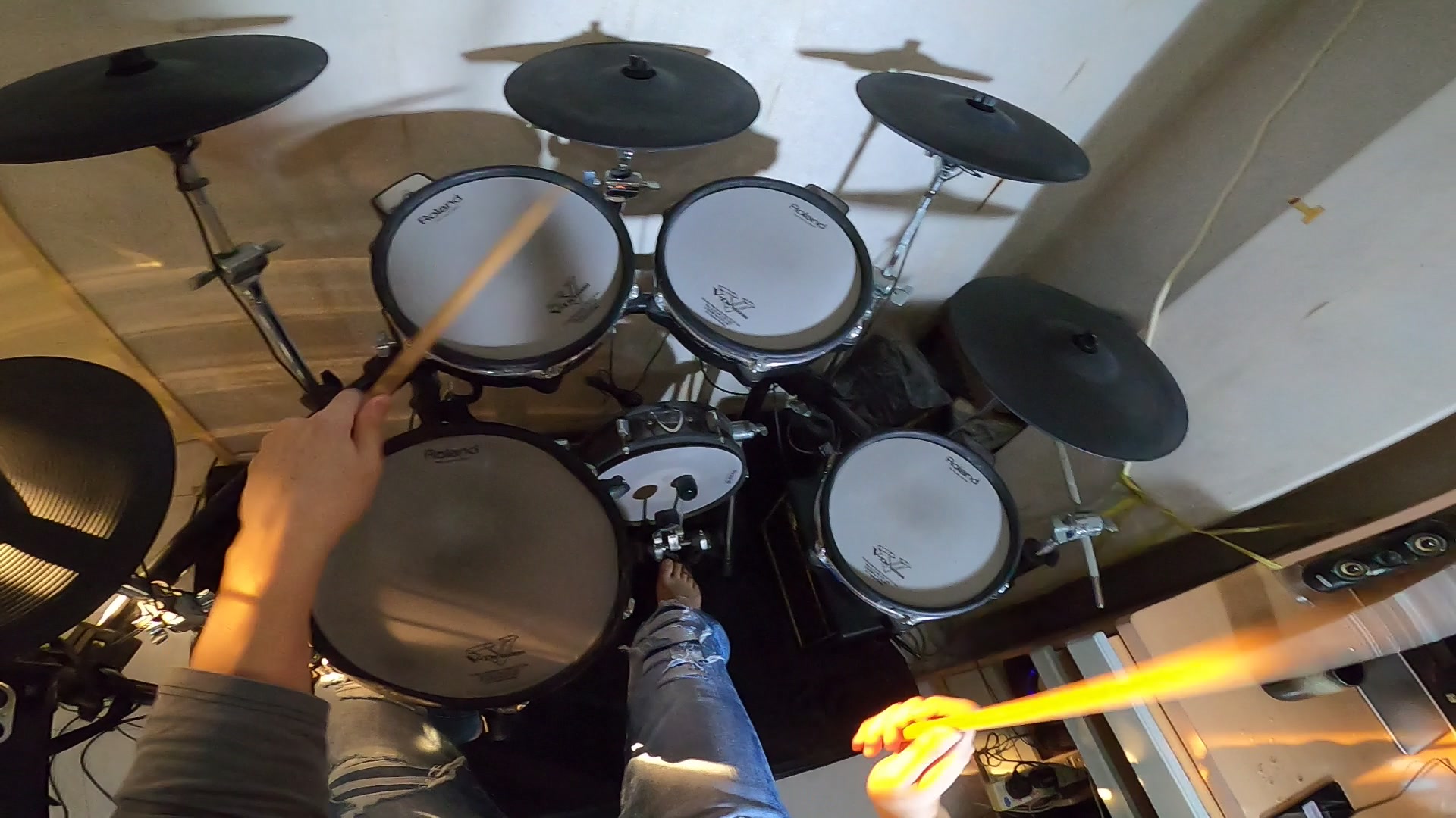 coldrain - the side effects ( drum cover by crow )_哔哩哔哩 (゜