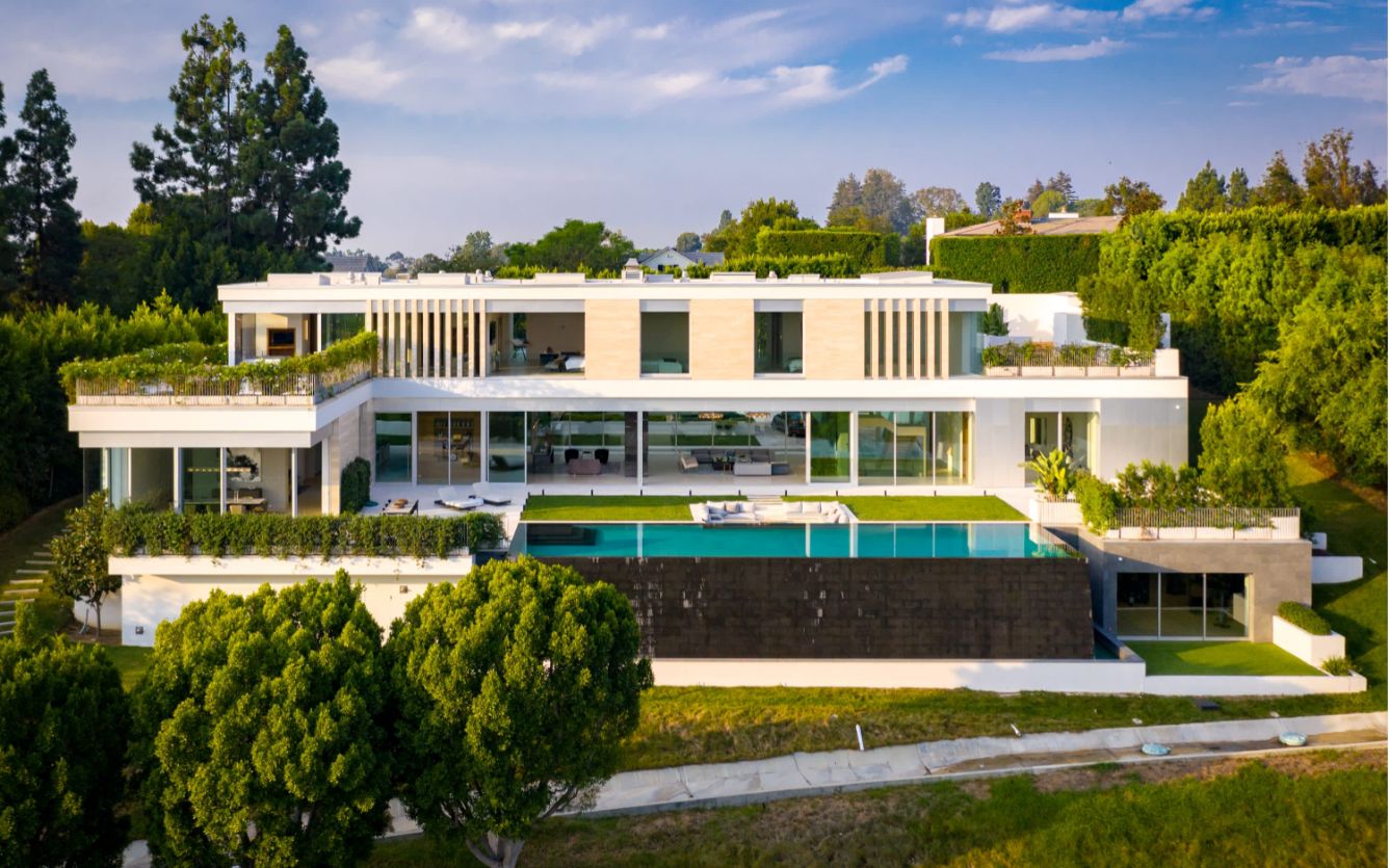 比弗利山豪宅-3375万美元的英伦风现代豪宅642 perugia way_哔哩哔哩