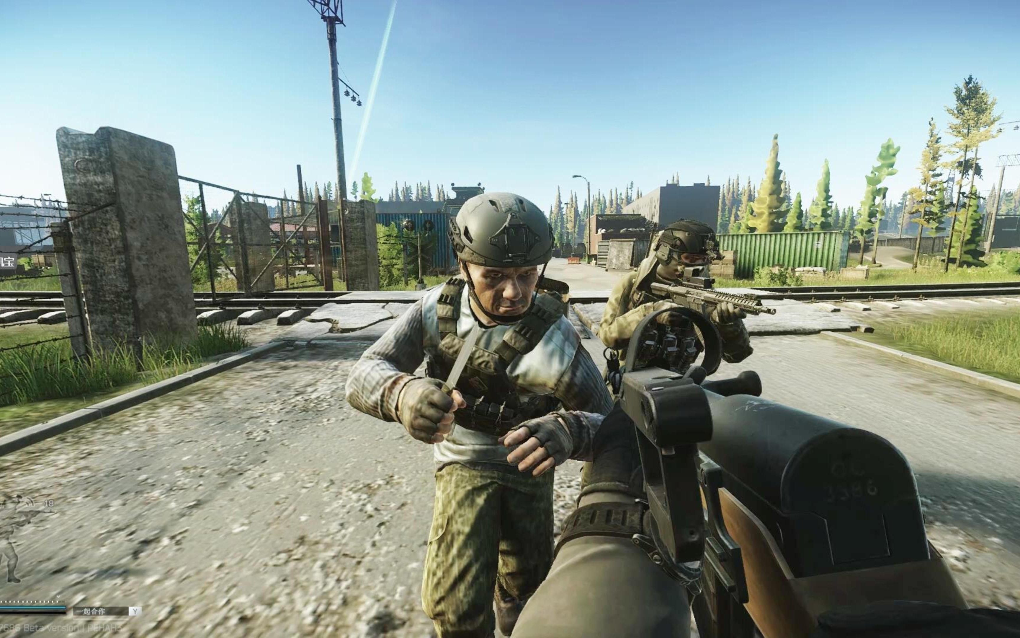 逃离塔科夫掩护外国小烧0玩家scav撤离