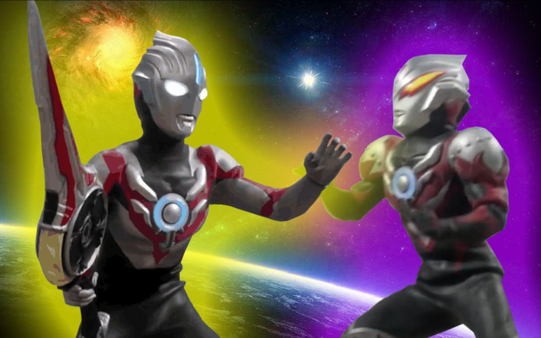 欧布奥特曼原生形态依仗欧布圣剑战斗空手格斗能力不如暗耀形态