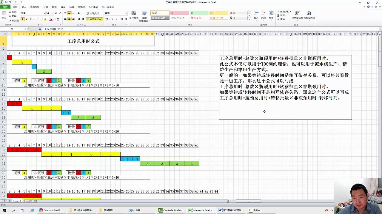 工序总用时公式哔哩哔哩bilibili