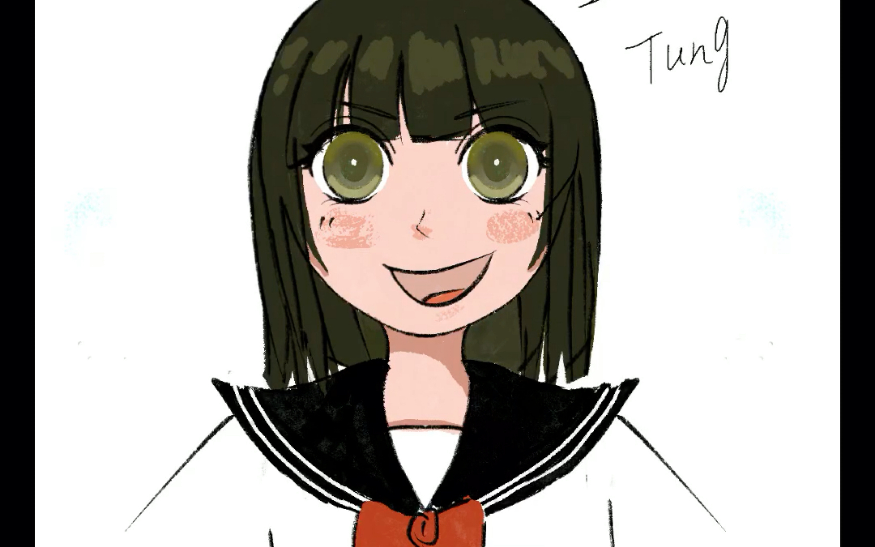 【指绘】q版水手服妹妹大头照