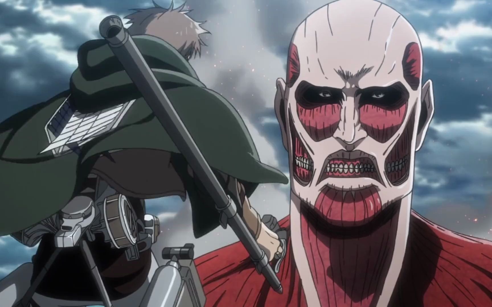 为了打败超大型巨人,阿尔敏牺牲自我!