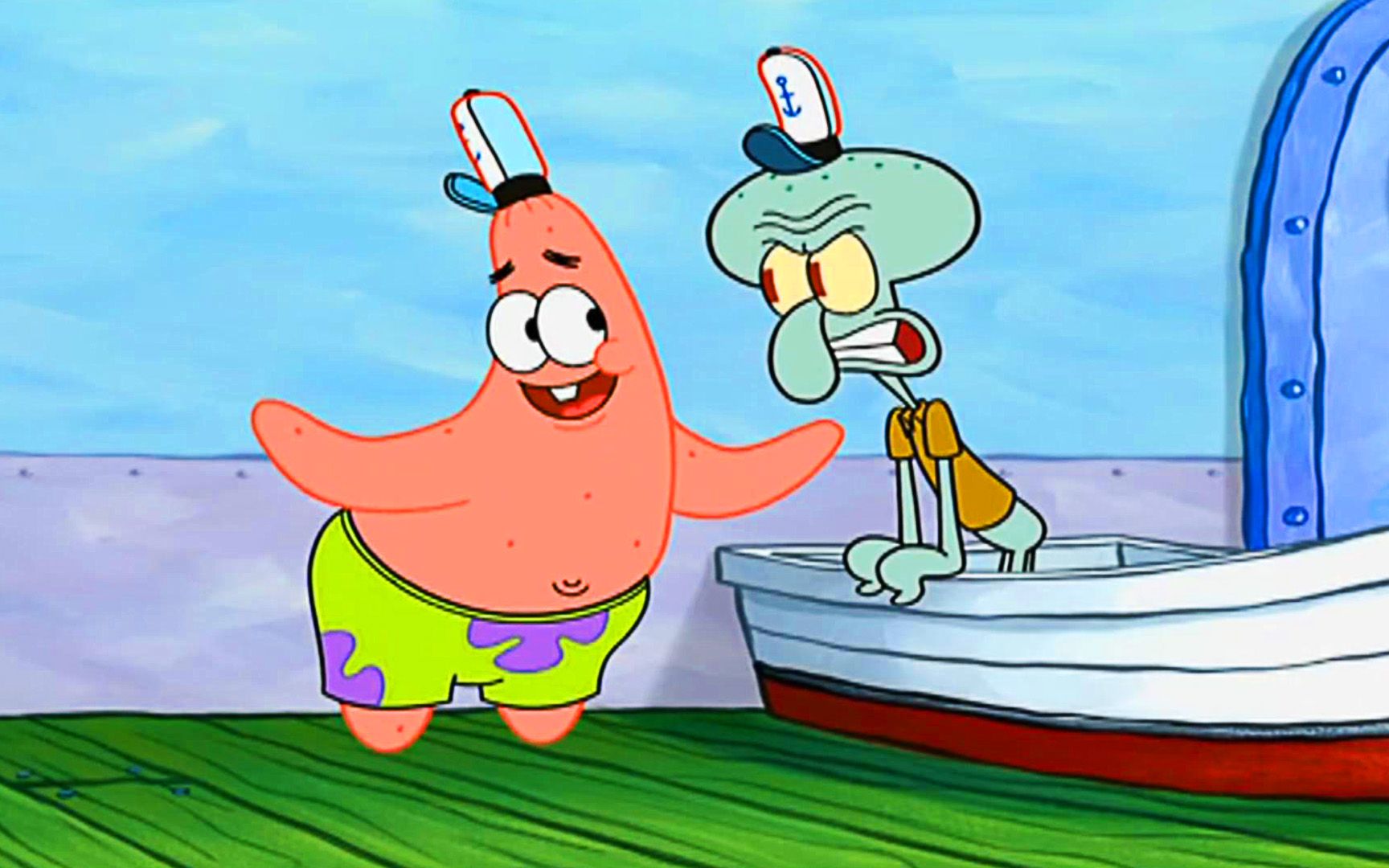 海绵宝宝小海绵禁止令派大星才是章鱼哥的克星