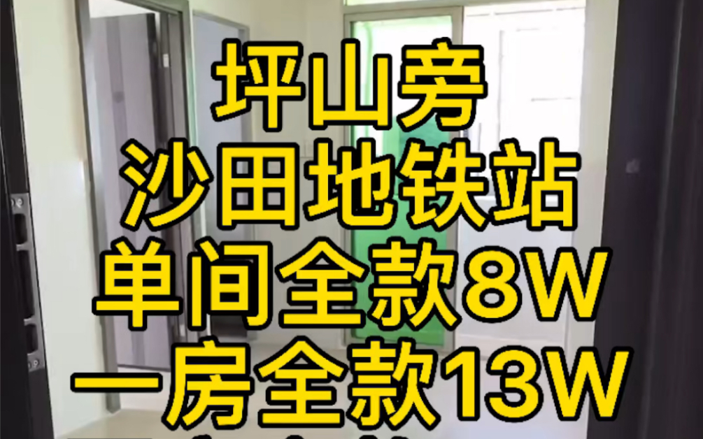 深圳坪山旁,14号线沙田地铁站7分钟,四面采光无遮挡,配套齐全,大家觉得怎么样哔哩哔哩bilibili