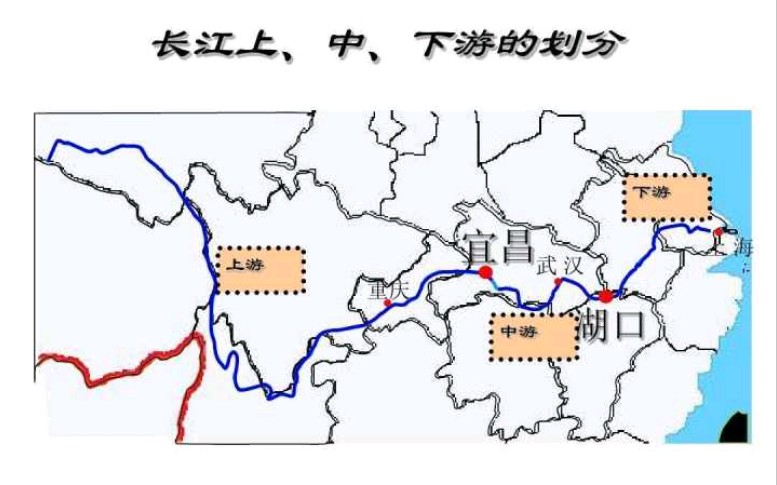 长江上,中,下,三个分界点你知道是那吗?上游川渝,中游两湖,下游地区江浙皖赣闽地区.中游说是江西湖口县为界.实际也就是大别山为界.哔哩哔...