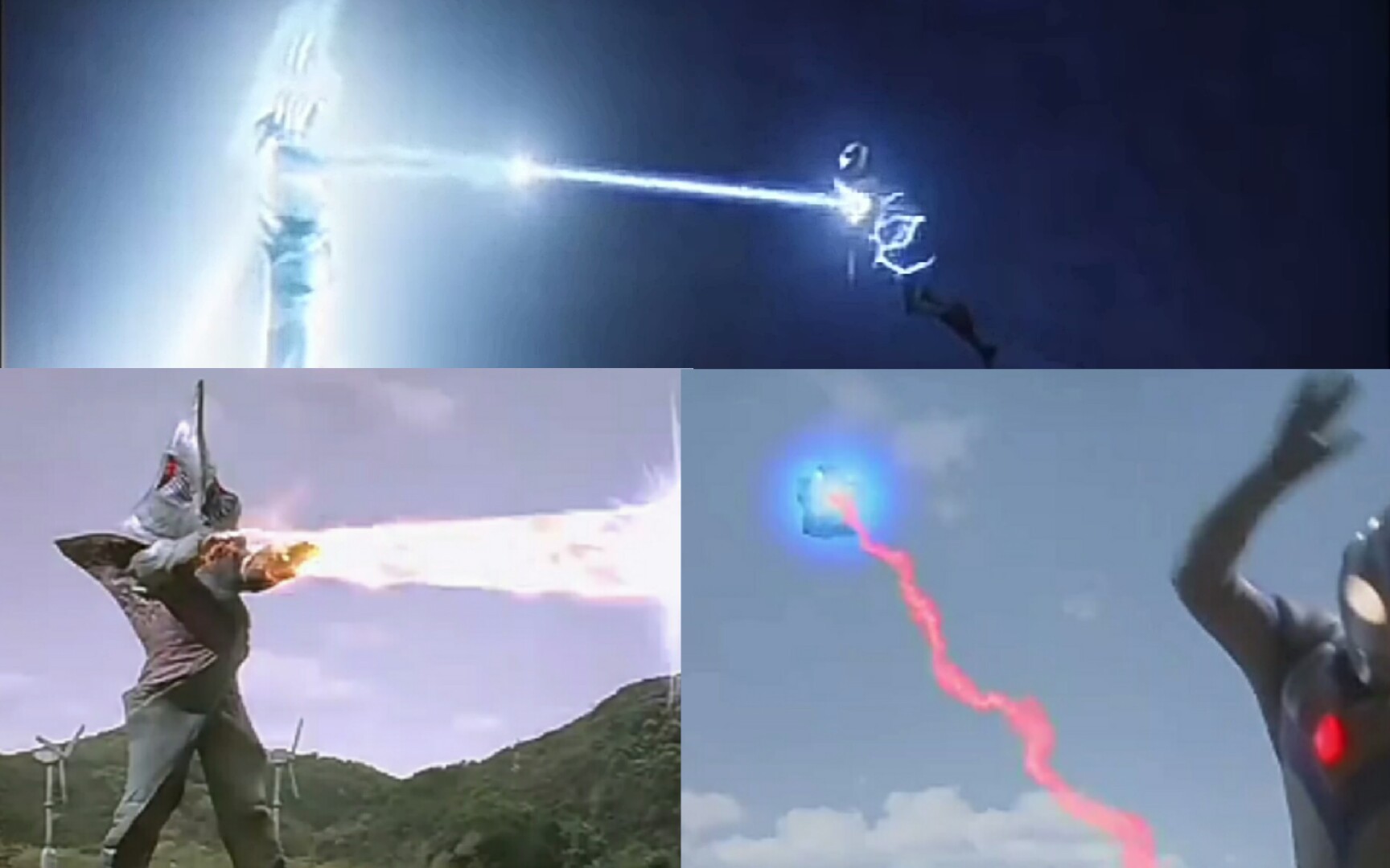 活动作品历代奥特曼tv怪兽法术攻击合集平成61三杰篇