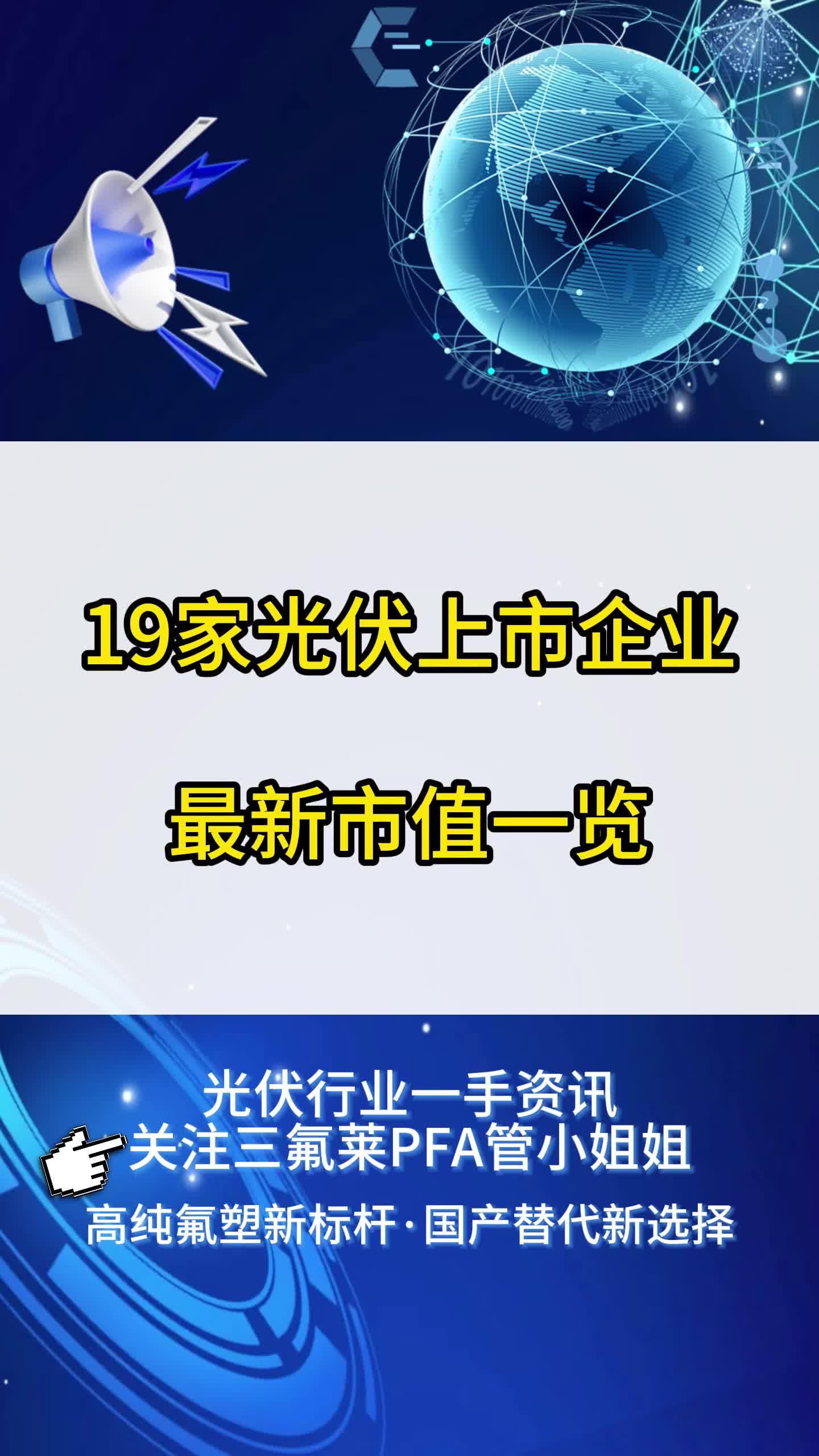 19家光伏上市企业最新市值一览哔哩哔哩bilibili