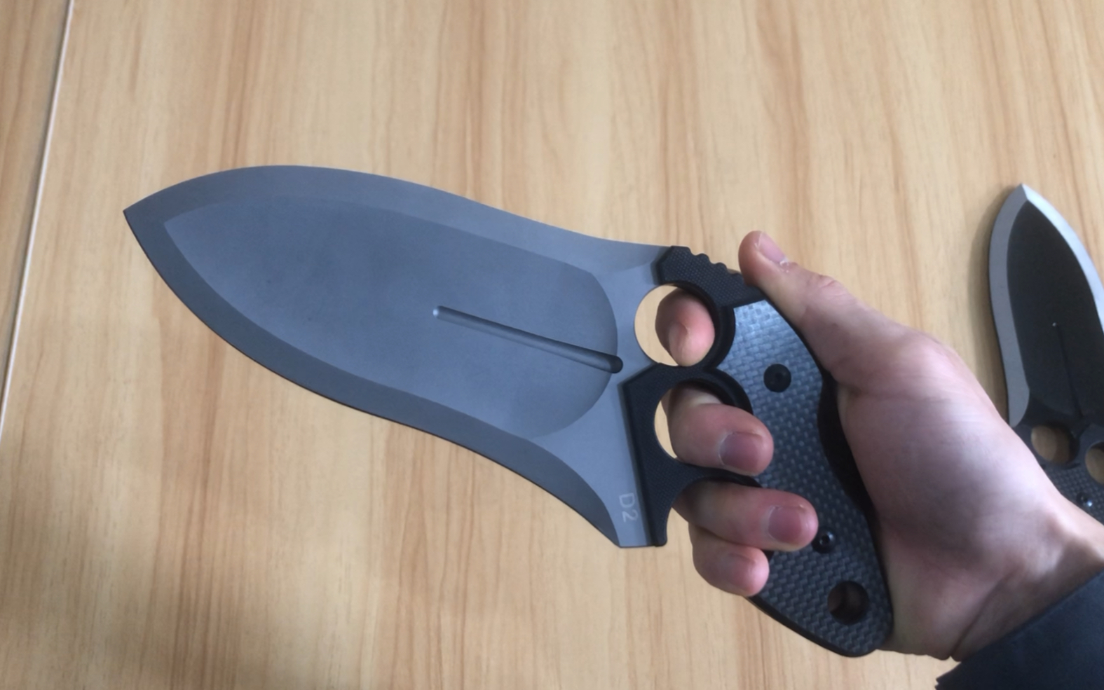 新品nemoto 根本朋之设计 碳纤推匕首重型直刀