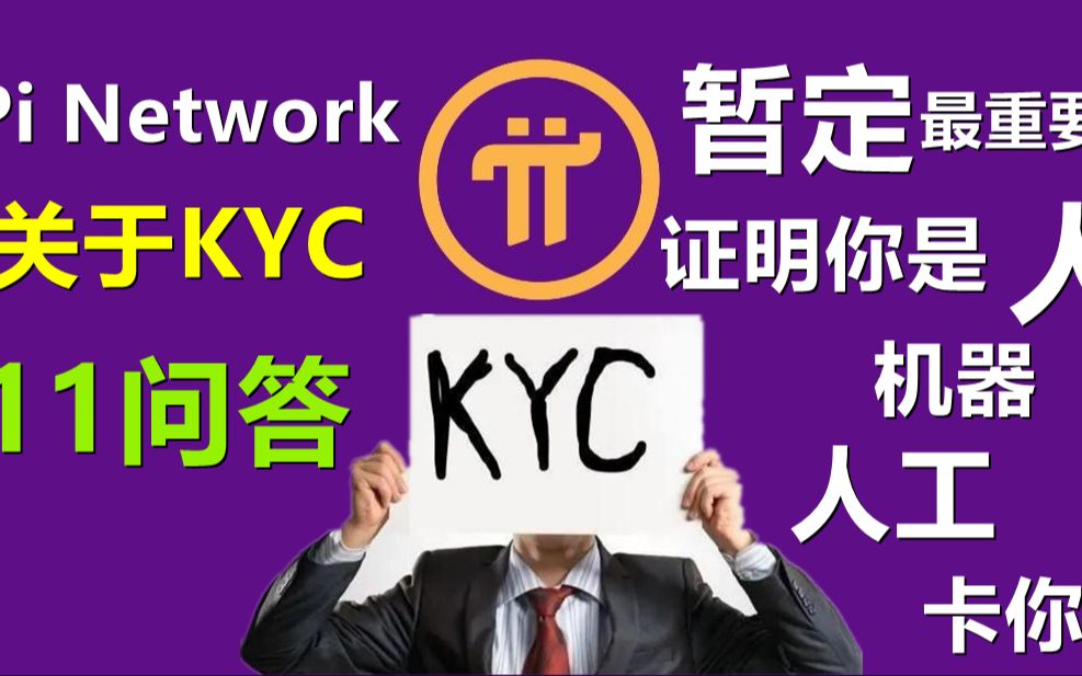 Pi Network关于KYC的最新问答,什么是暂定KYC?作为一个人你该如何证明你是人?KYC好久哔哩哔哩bilibili