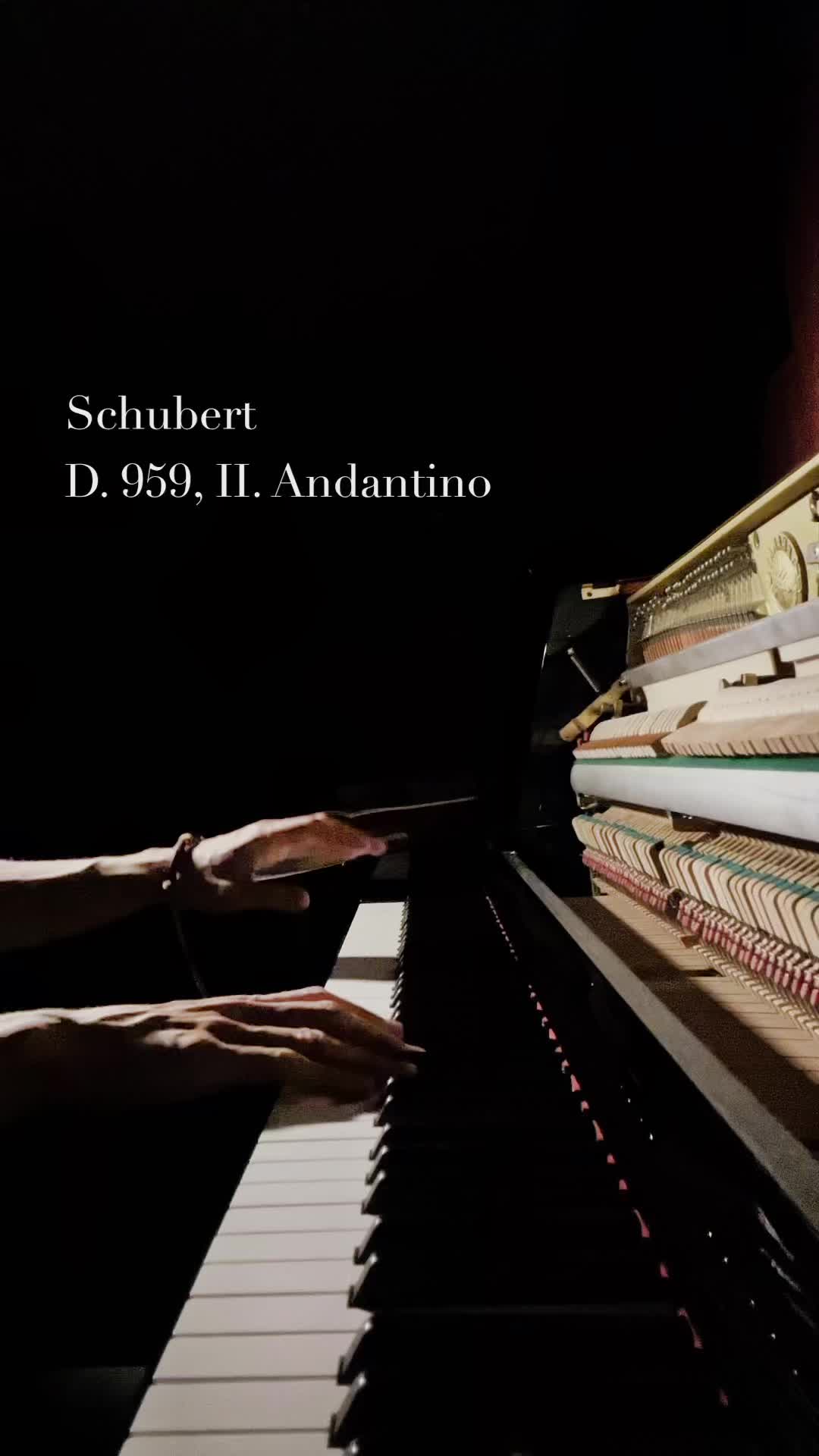 舒伯特,d.959,二.安达蒂诺