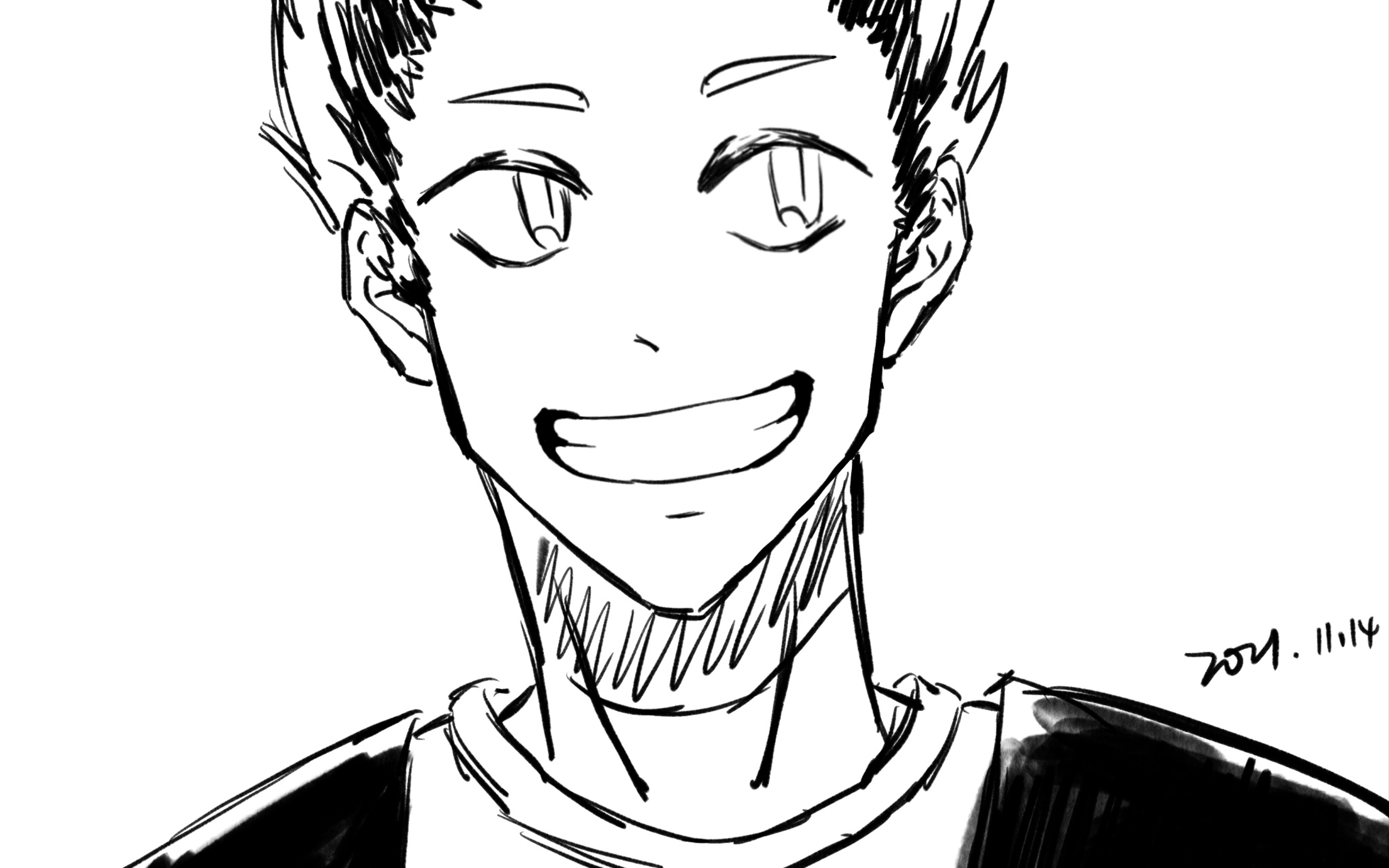 【procreate】木兔前辈!