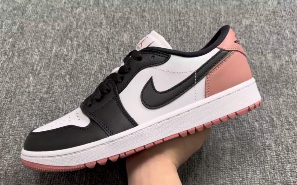 aj1低帮高尔夫 黑粉!dd9315-106!市售最强底帮高尔夫系列!天花板品质!