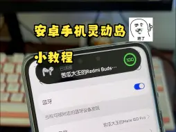 Télécharger la video: 华为手机灵动岛教程来了，很简单哦！其他安卓手机也可以！