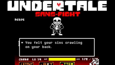 UNDERTALE - promised. Sans fight remake!_哔哩哔哩bilibili