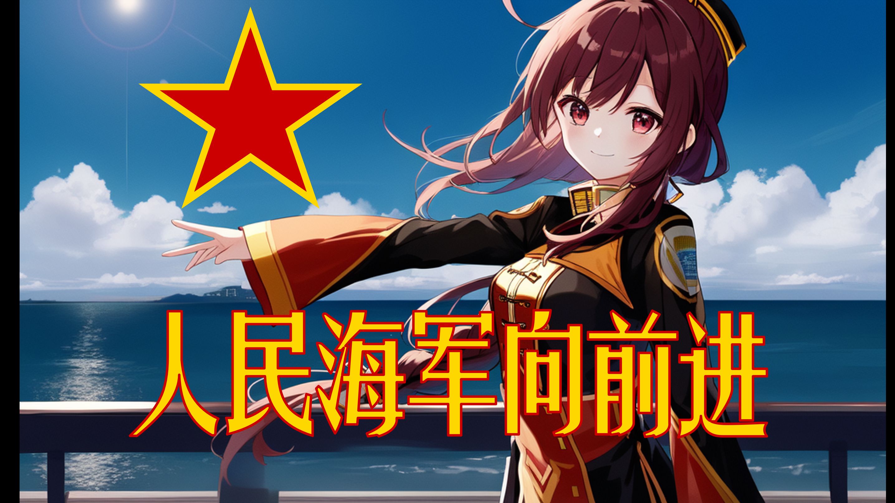 【vocaloid-乐正绫-洛天依】人民海军向前进