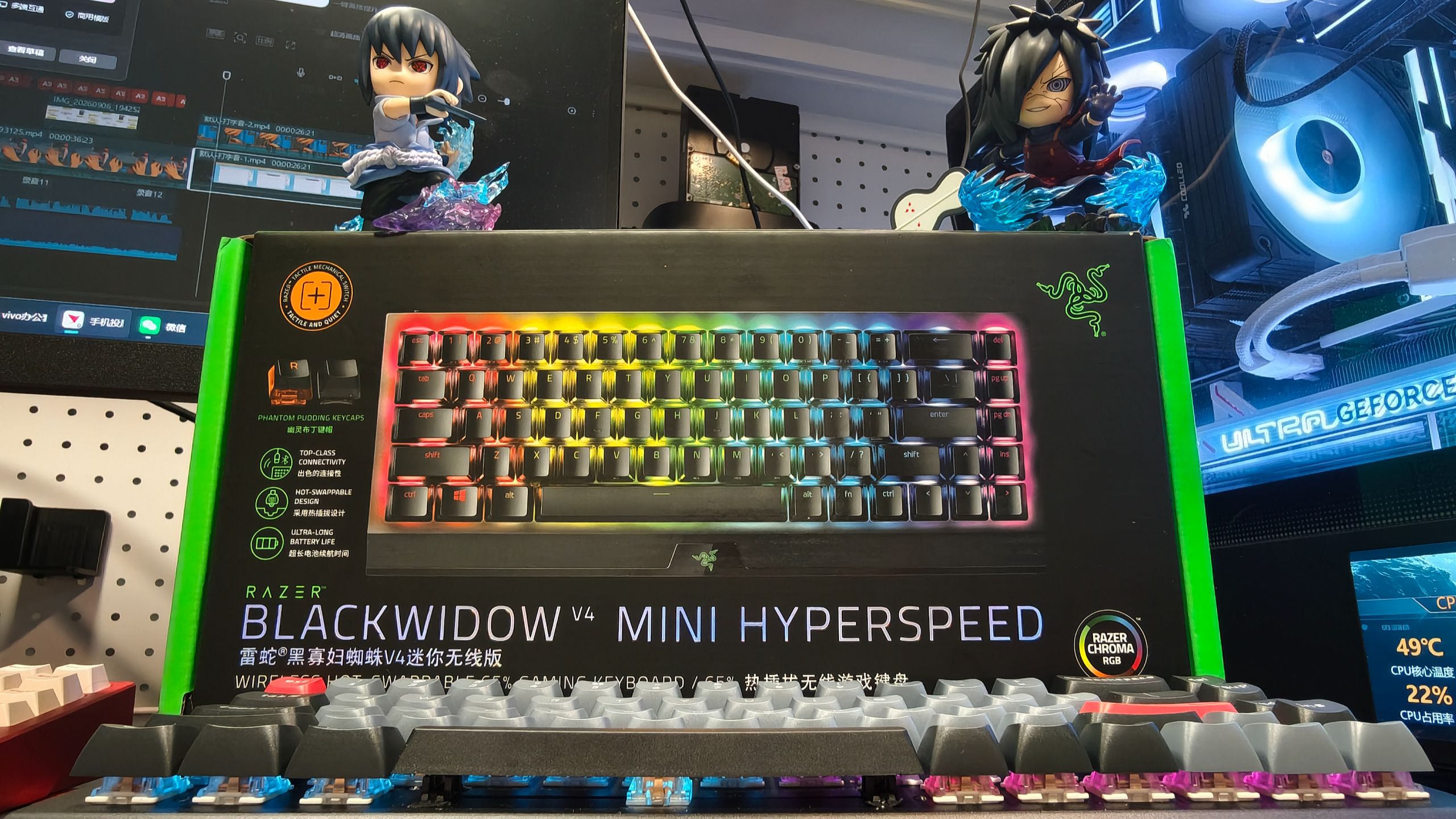 【捡垃圾】雷蛇黑寡妇v4 mini
