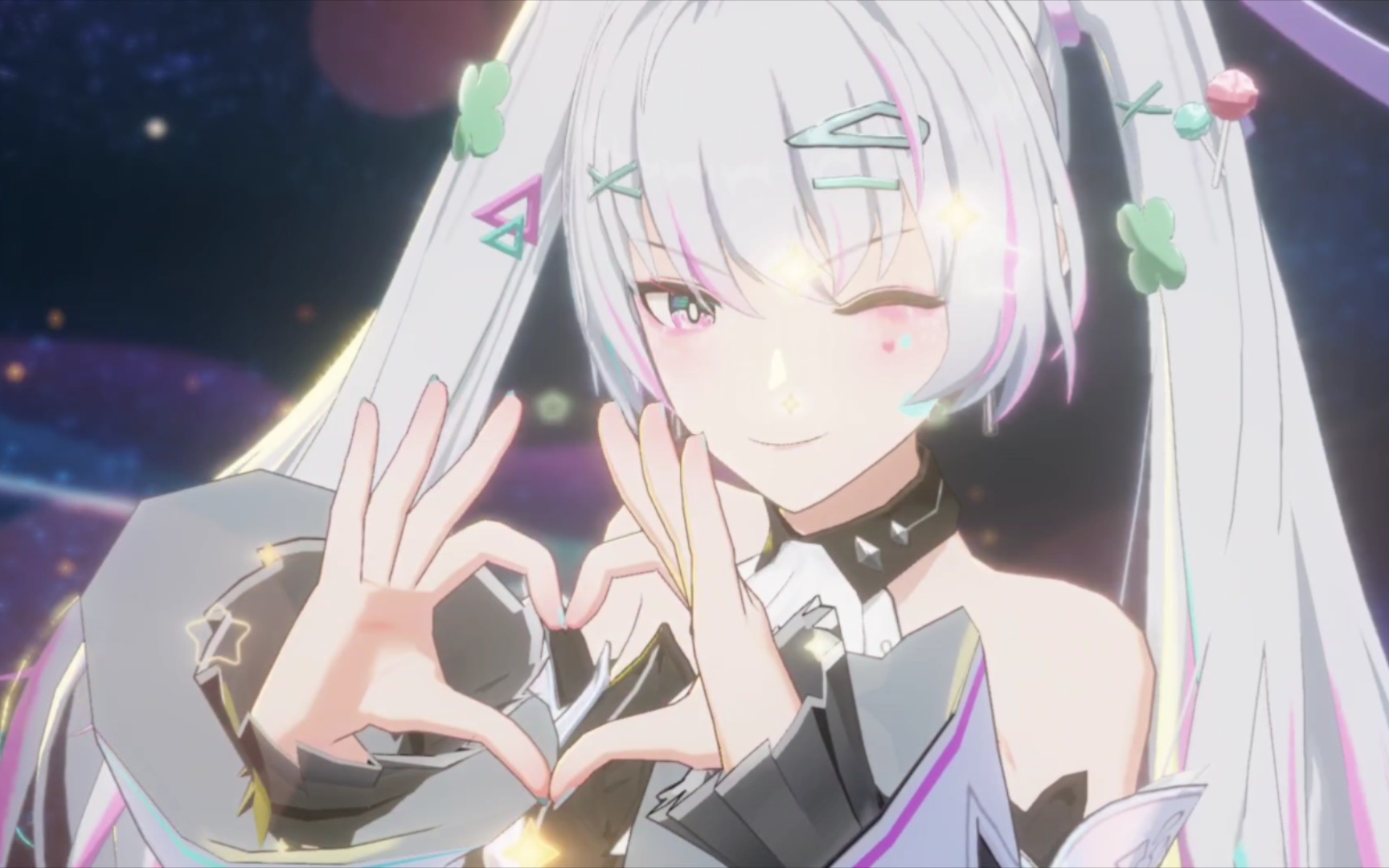 【战双帕弥什】卡列尼娜涂装——炸裂霓虹皮肤试玩中日双语