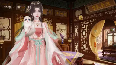 カルト・ド・ヴィジット　アンティークポートレート　子猫を抱く少女 猫梓子707