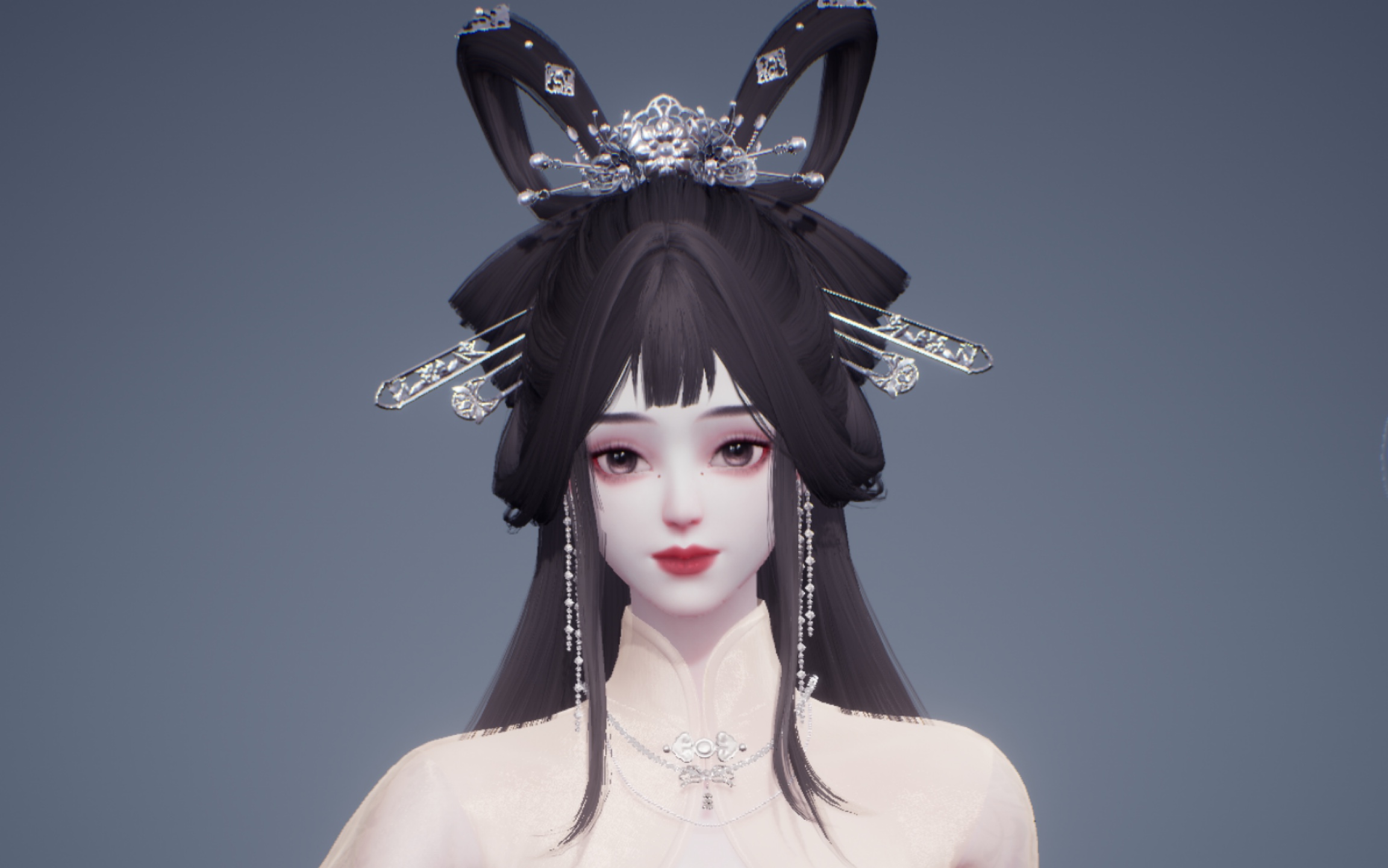 以闪亮之名捏脸 尝试捏古风 但是有点奇怪