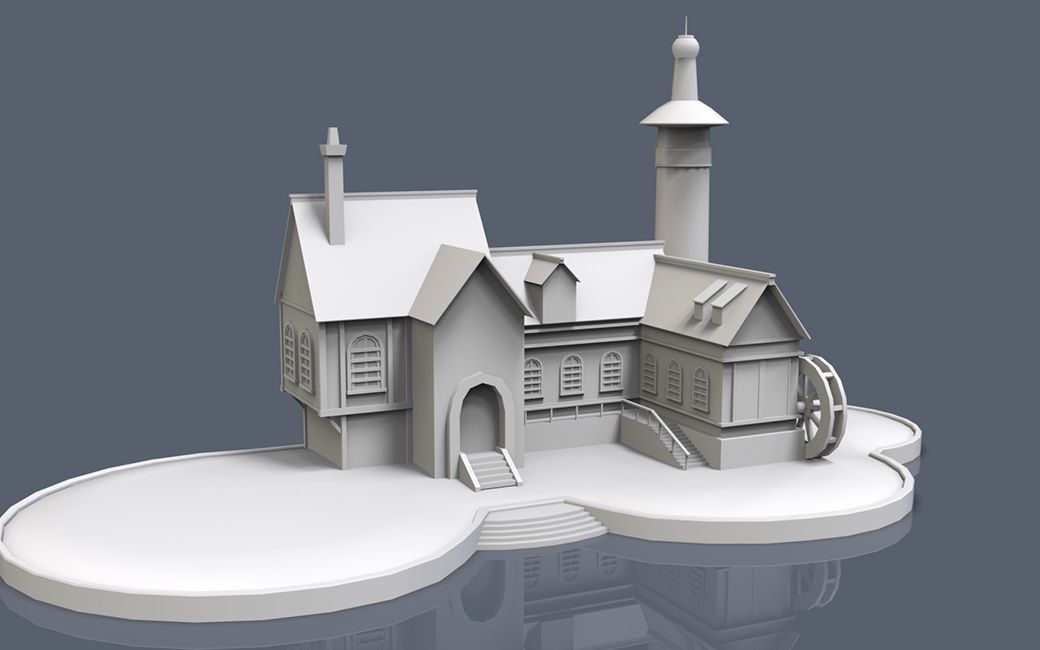 20秒学做次世代房子模型!新人也会的3dmax建模教程