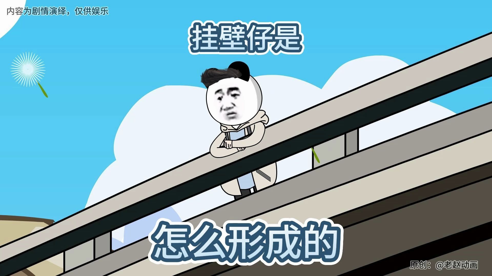 你知道那些挂壁仔都是怎么形成的吗？看完这个视频或许你会明白。-老赵动画-老赵动画-哔哩哔哩视频