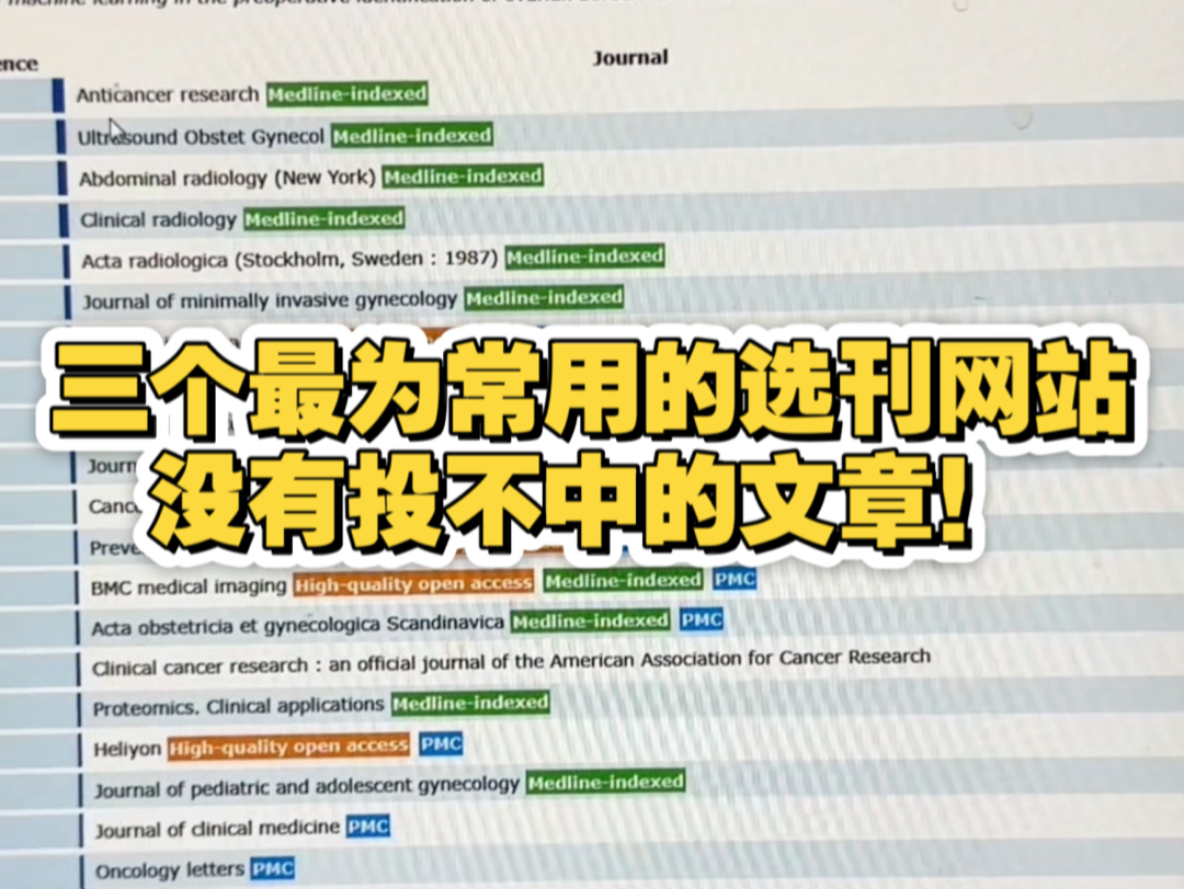 三个最为常用的选刊网站|如何精准找到符合自己文章的杂志?𐟘Š哔哩哔哩bilibili