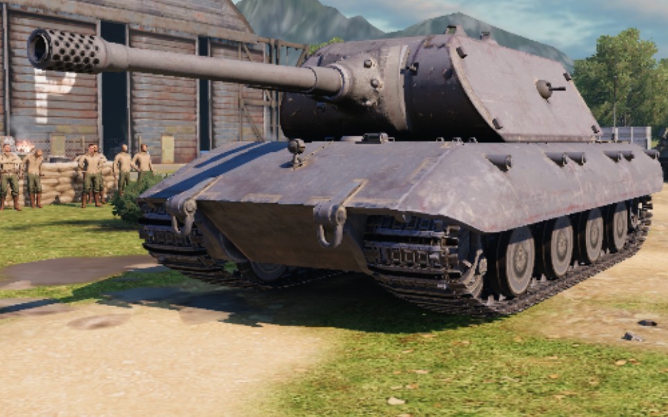 坦克连竞技版 最高画质 e100黑枪8000输出
