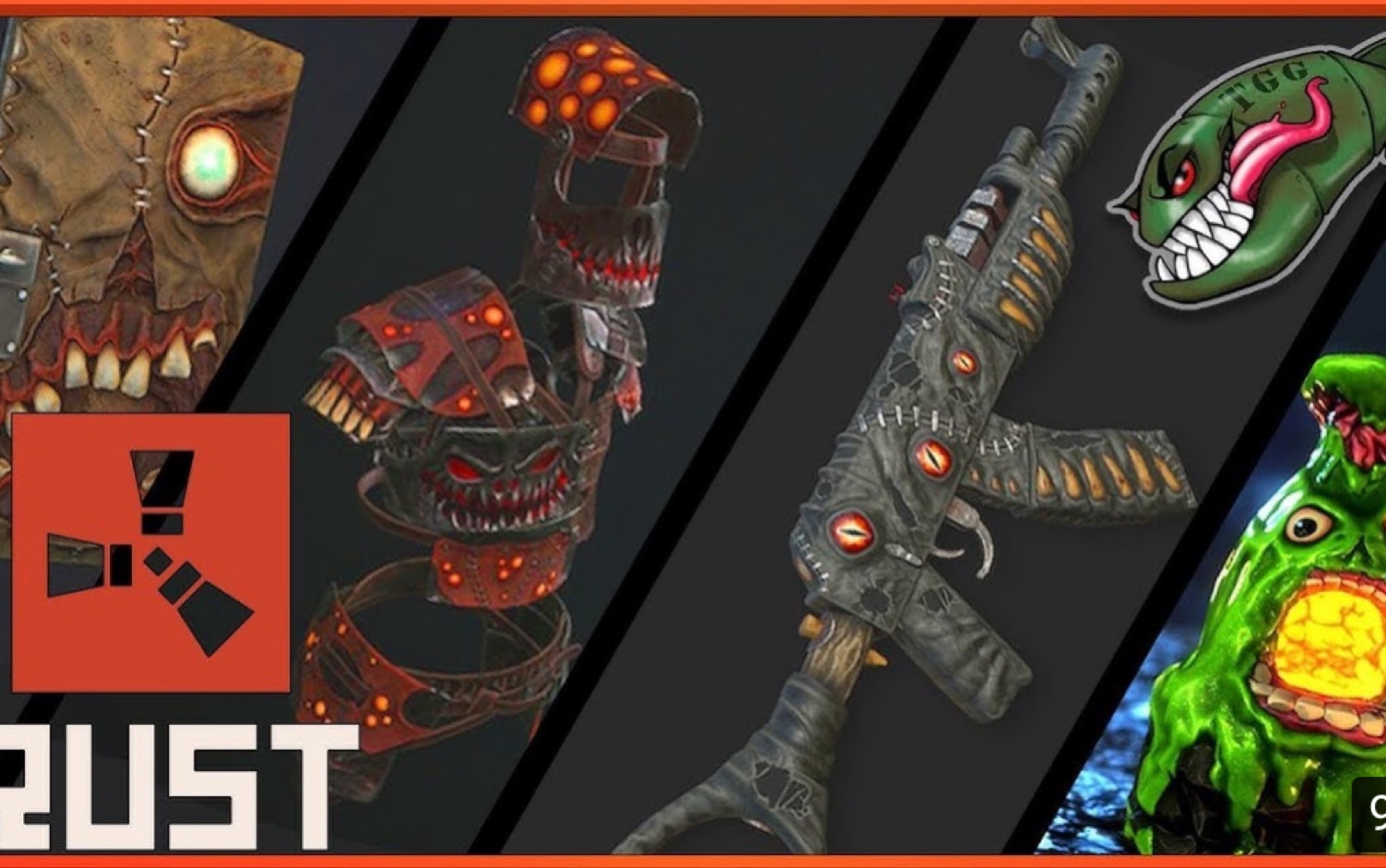 【newki搬运#42】rust腐蚀/万圣节皮肤 重口味收藏