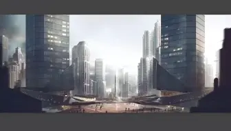 PS建筑后期效果图