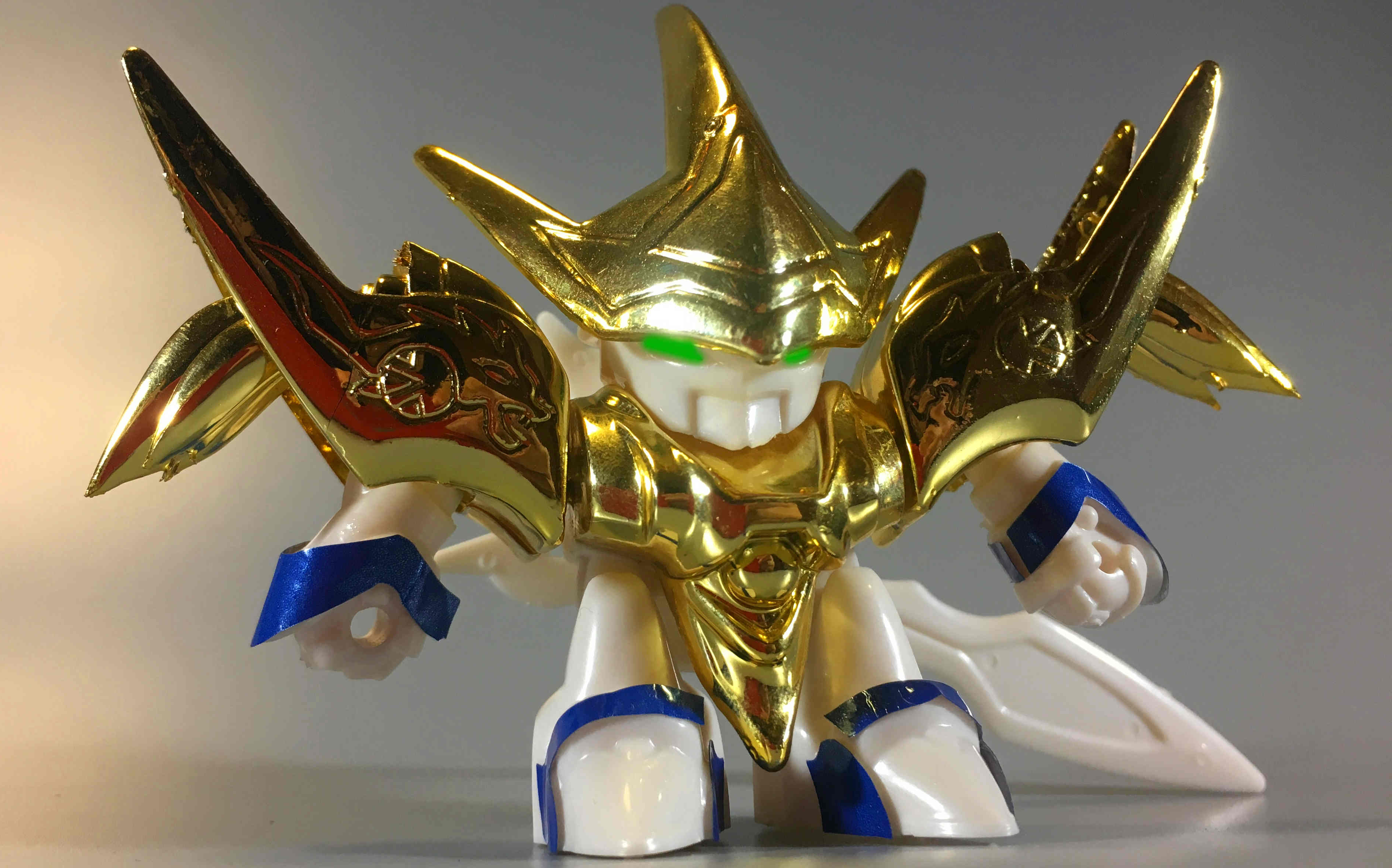 【殺老师的模玩】国产老d 神龙斗士 龙神号 电镀黄金版