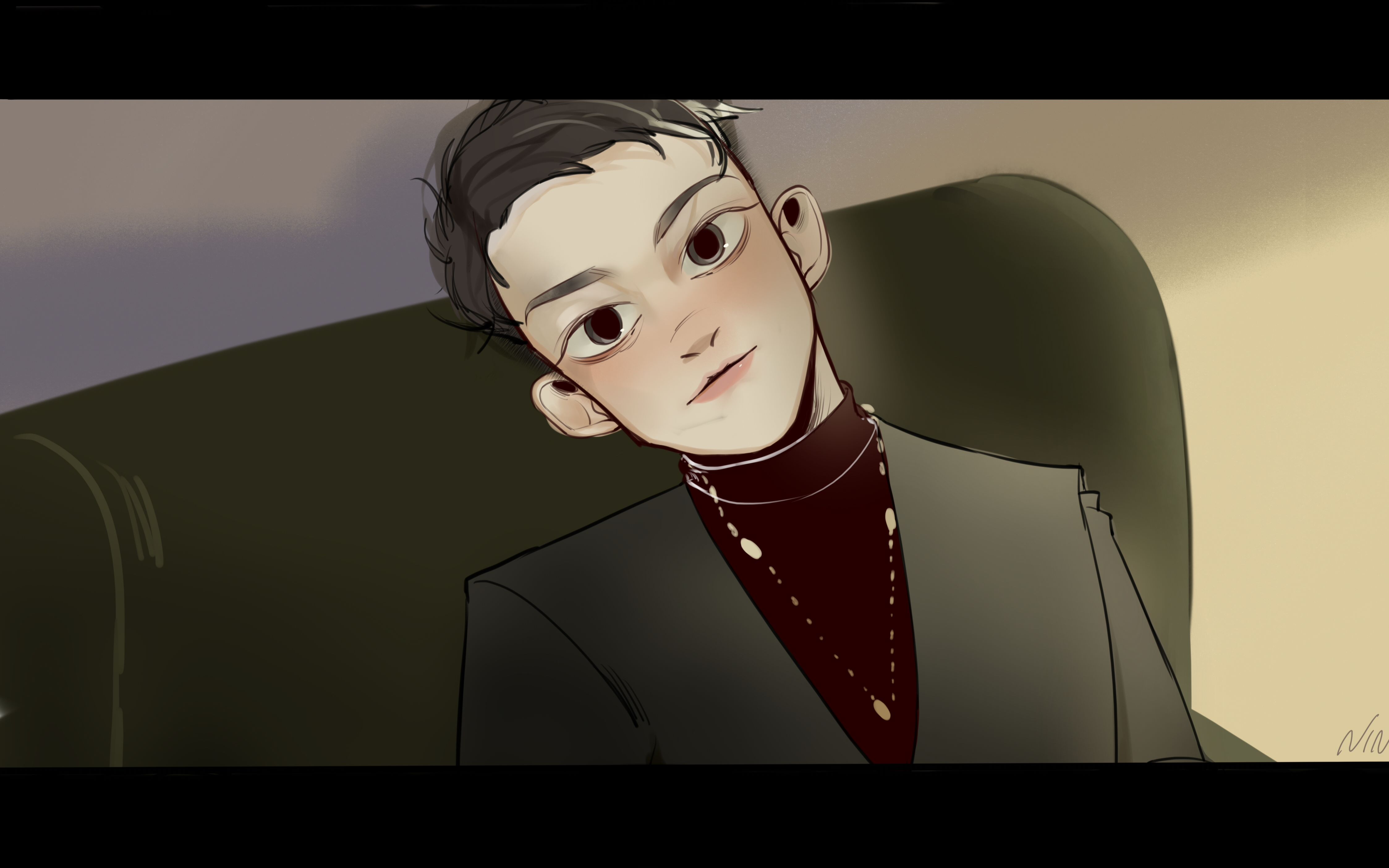 【声入人心】【板绘过程】如何10分钟画一只周深深!