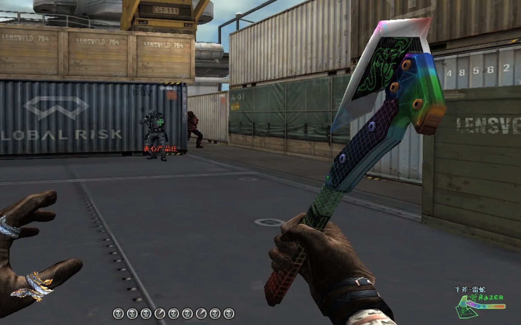 穿越火线cf雷蛇限定版手斧外观展示_哔哩哔哩 (゜-゜)つロ 干杯~-bili