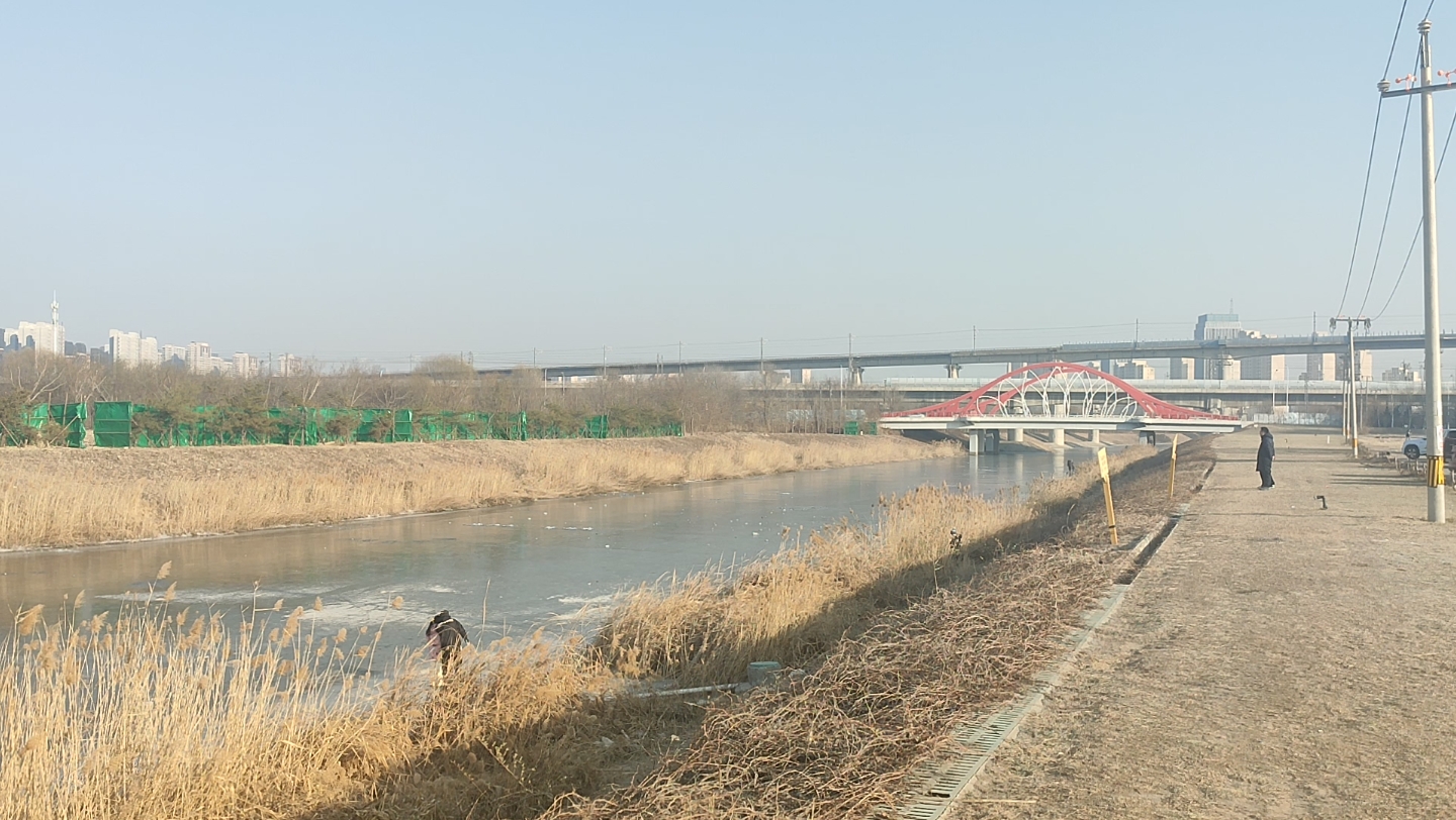 2022最后一天,天津段京杭大运河